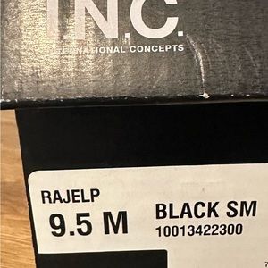 INC black heel boots